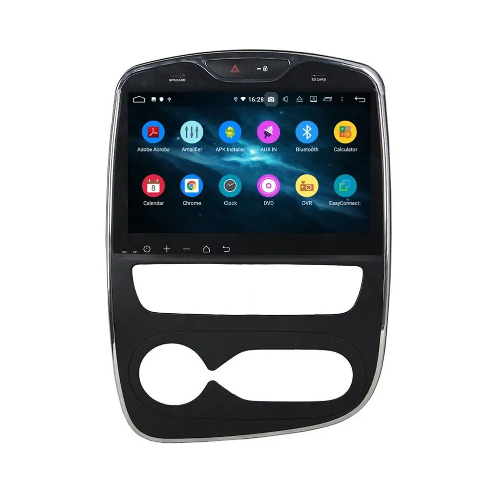 Автомагнитола DSP PX6 4 + 64 ГБ 10 1 дюймов Android DVD плеер для Renault Clio GPS навигация Bluetooth Wi Fi