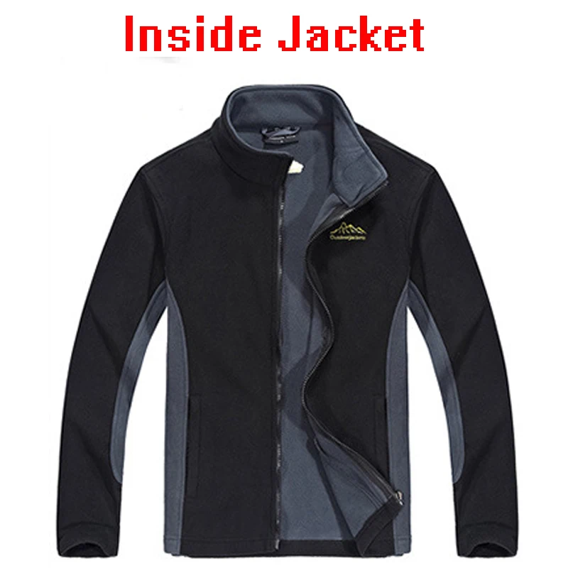 Ветровка мужская 3 в 1 теплая куртка для походов и отдыха на открытом воздухе 2