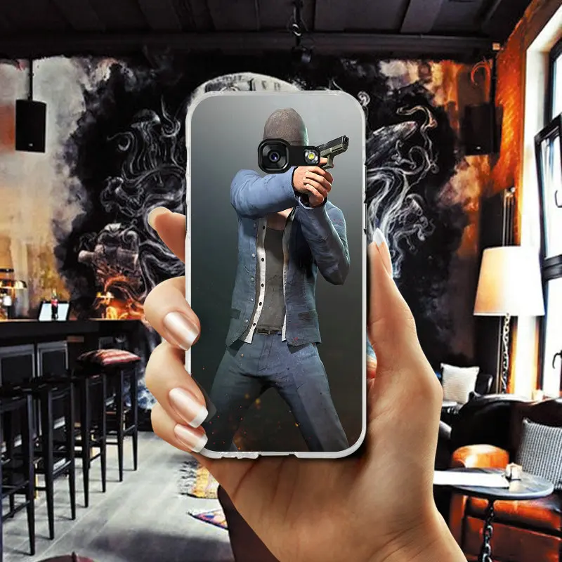 Силиконовые чехлы телефон для Samsung Galaxy A3 A5 A7 J1 J2 J3 J4 J5 J6 J7 2016 2017 2018 Playerunknown's боя PUBG |