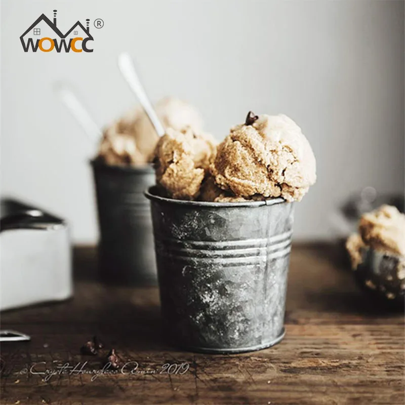 Посуда для напитков в американском стиле ретро круглая чашка винтажная кованая