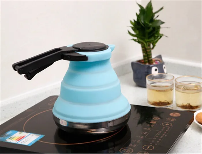 15 шт./лот оптовая складной Кемпинг чайник|camping kettle stainless steel|kettle portablekettle bottle |