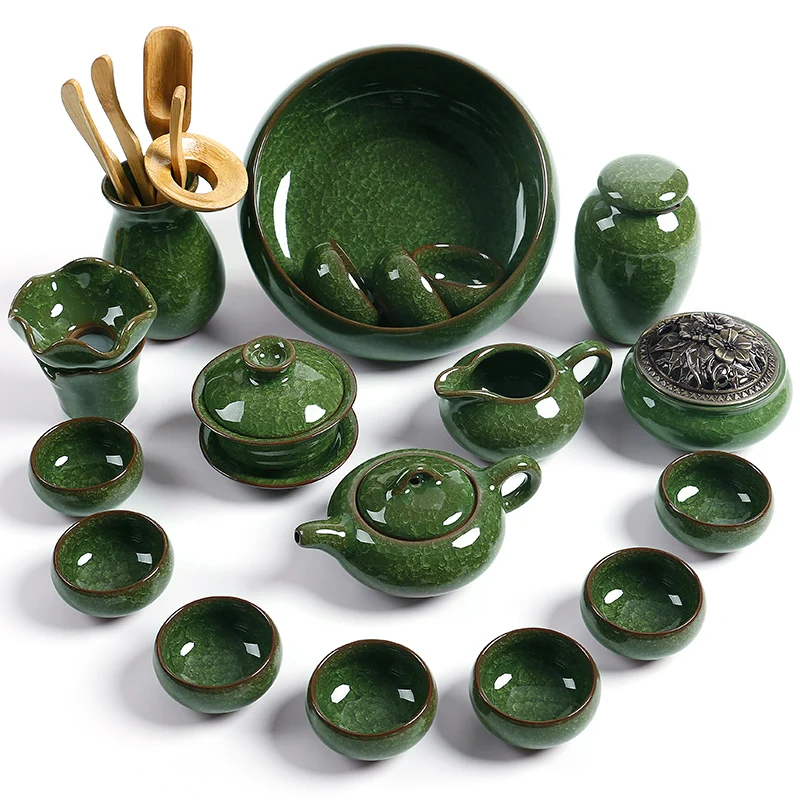 1 Набор изысканный керамический чайный сервиз Celadon для грызунов набор кунг-фу Gaiwan