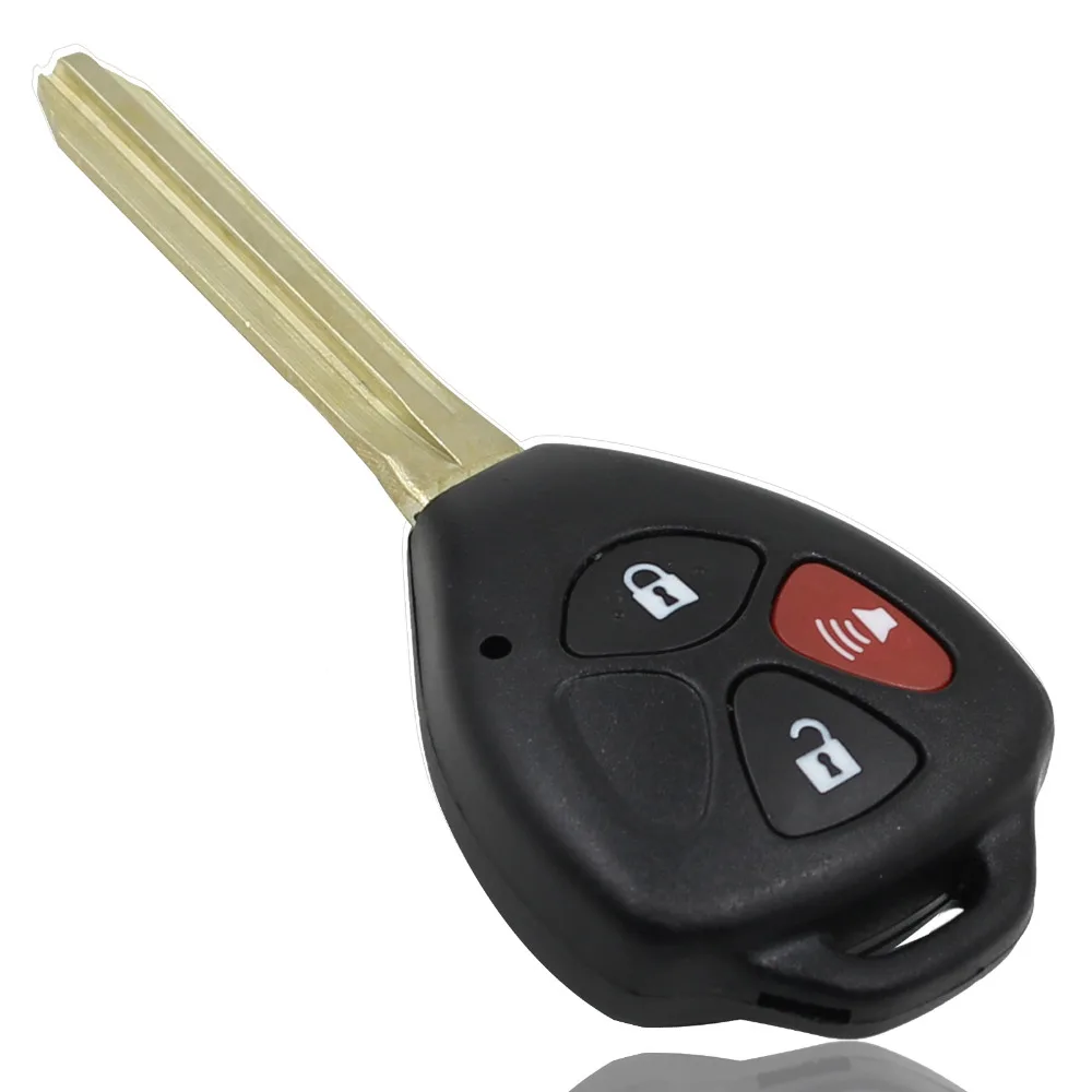 KEYYOU 3 кнопки дистанционного ключа автомобиля оболочки чехол Fob ЗАМЕНА для Toyota