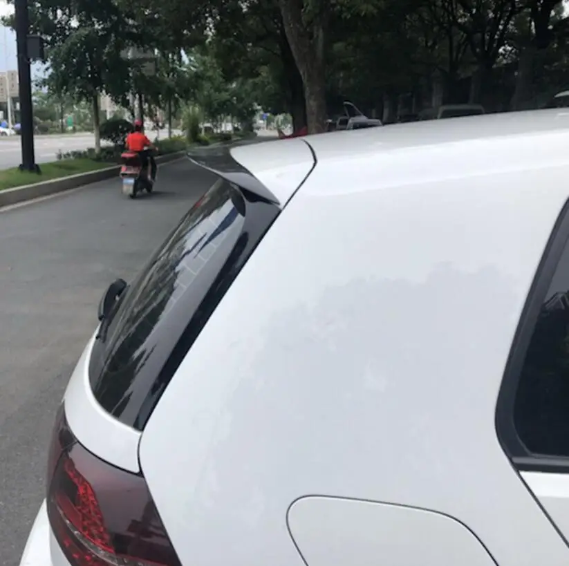 Неокрашенный задний спойлер на крышу из углеродного волокна для Volkswagen VW Golf 7 VII MK7