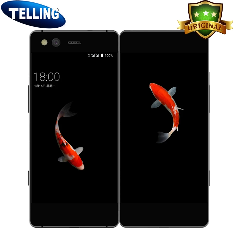 Новый складной мобильный телефон zte Axon M 5 2 &quotFHD двойной экран Snapdragon 821