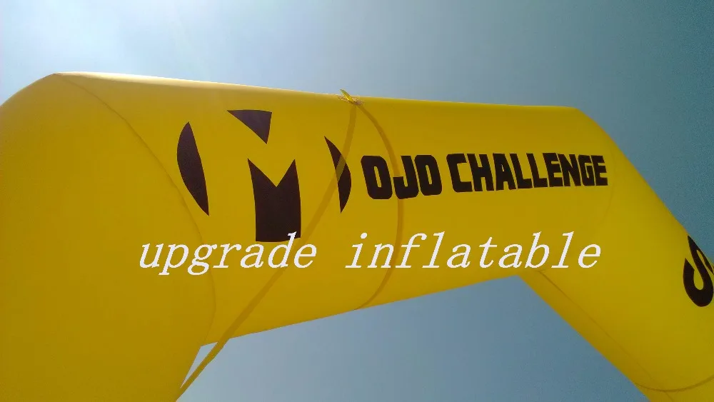 Изготовленным на заказ логосом реклама надувные вход старт финиш арки высокого