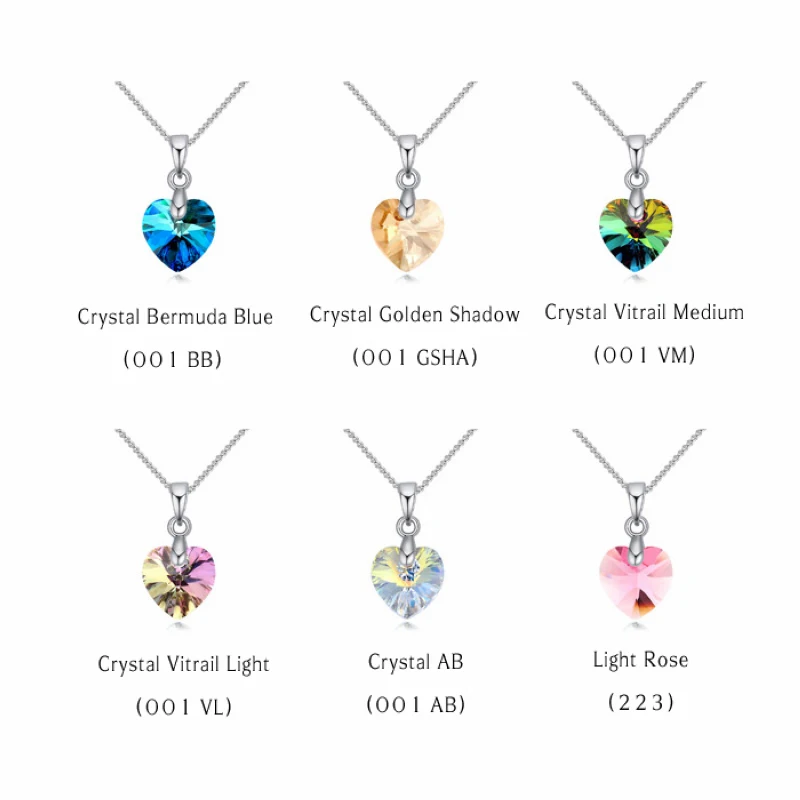 Анка мини XILION стильный элегантный кулон &quotСердечко&quot Серебряный Цвет форме