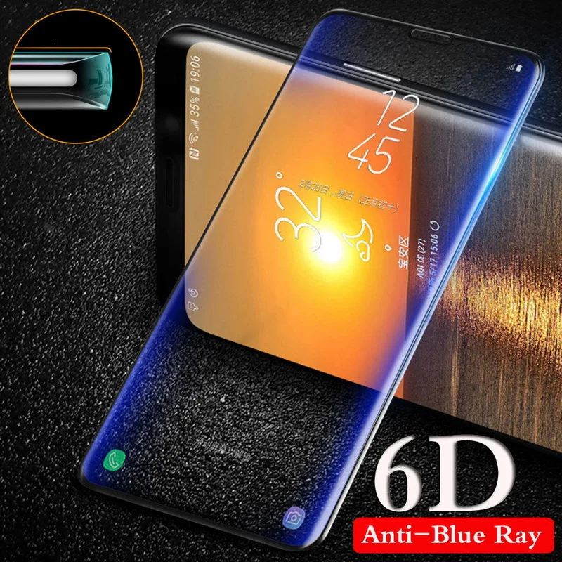 9H 6D Tempered Glass Full Cover Protect Screen Protector Case For Samsung Galaxy J7 Prime 2017 A6 A8 Plus J2 Pro 2018 |