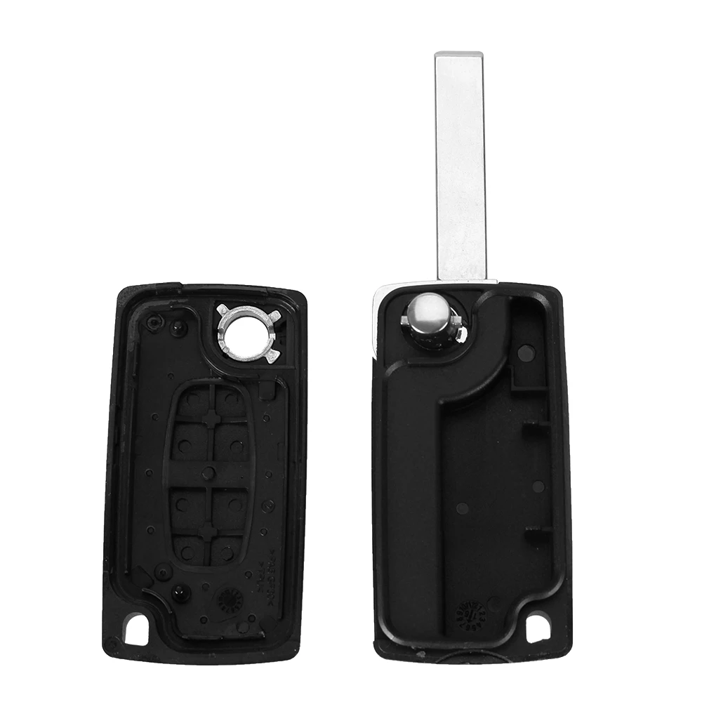 DANDKEY CE0532 HU83 2B дистанционного ключа оболочки чехол для peugeot 107 207 307 308 407 607 Citroen C2 C5 C6 C8