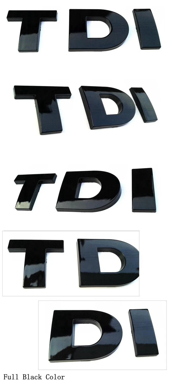 1 шт./лот ABS TDI эмблема значок стикер