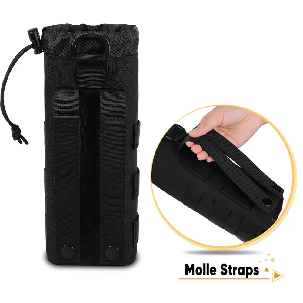 Тактический Molle бутылка для воды обновлен путешествия сумка держатель бутылки на