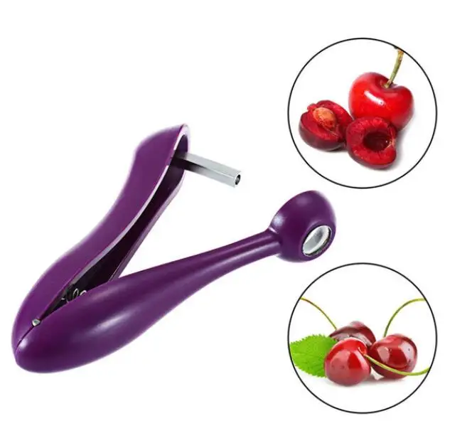 Cherry Tool Нож для удаления сердцевины из яблок из нержавеющей стали фрукты груша кореры для удаления семян Pitter легкое вращение кухонный сердечник инструмент - Цвет: Cherry Tool