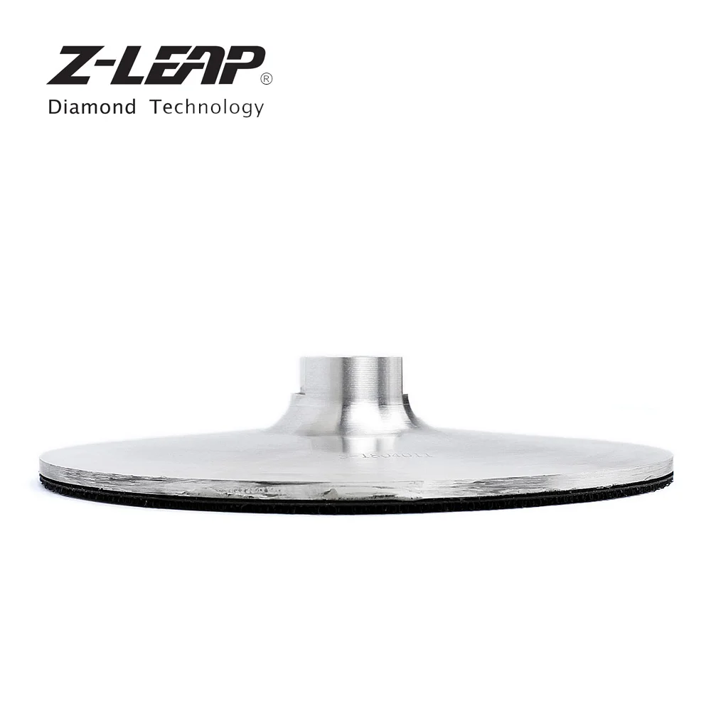 Z-LEAP 7 дюймовые алюминиевые опорные колодки M14 или 5/8-11 резьбовые Алмазные полировальные колодки держатель для шлифовальной машины дизайн подложки