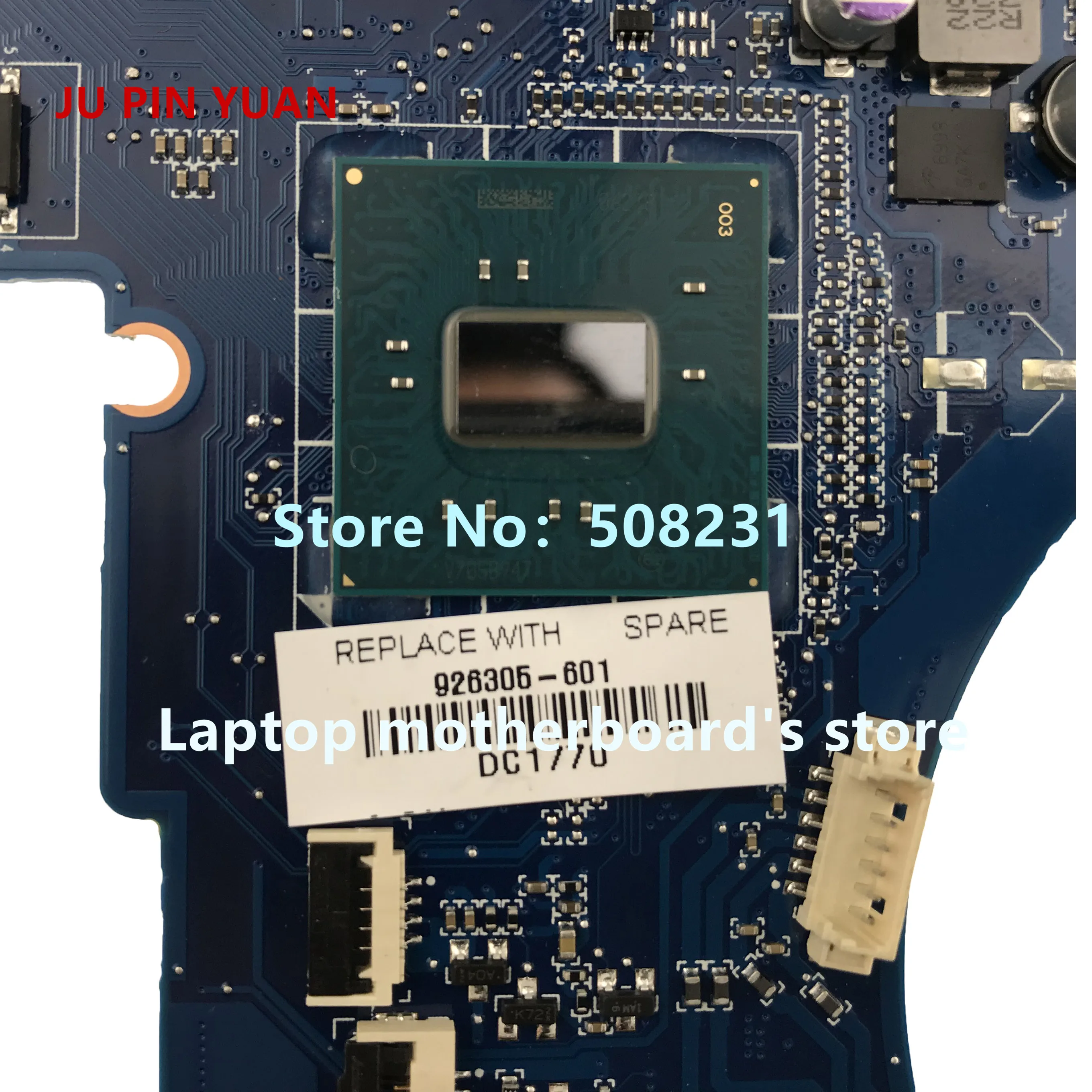 Ju pin yuan 926305-601 G75A DAG75AMBAD0 для ноутбука hp Pavilion power 15-CB материнская плата для ноутбука GTX1050 4 Гб i7-7700 полностью протестирована