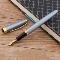 high quality brand baoer 388 gift metal blue golden classic fountain pen signature pen stationery office school supplies