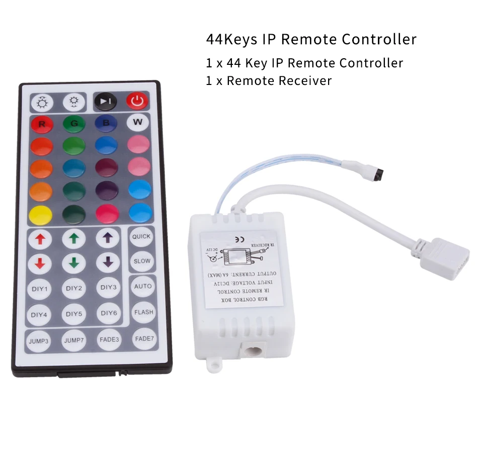 Светодиодный RGB Управление; DC12V мини 44/24 ИК переключатель дистанционного Управление для 3528 5050 RGB Светодиодные ленты света