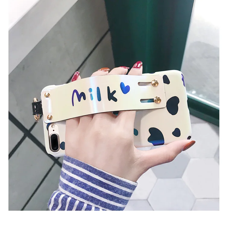 GlamPhoneCase чехол для iPhone X чехол для iPhone 6 6 S 7 8 Plus Blu-Ray Мультфильм задняя крышка модный ремешок Капа