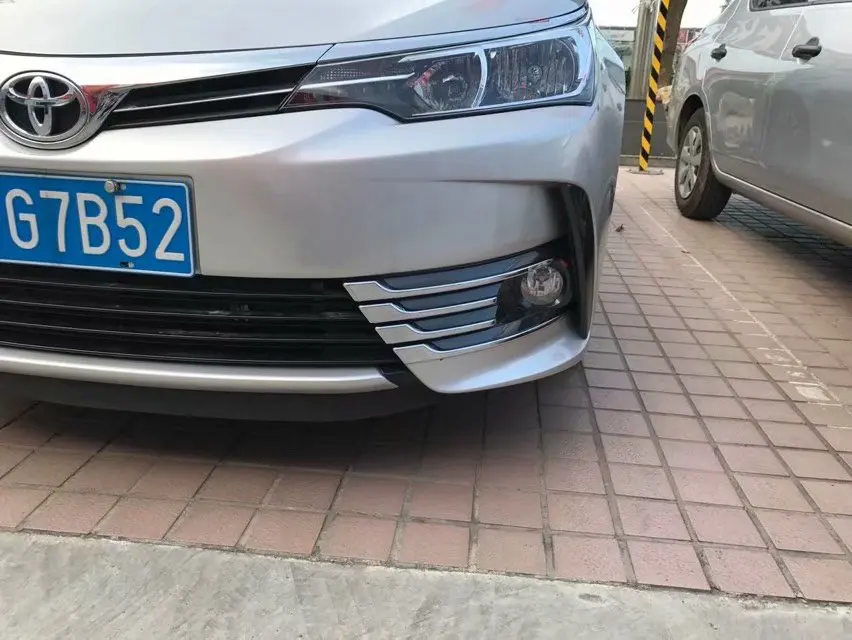 Автомобильный задний противотуманный светильник, Автомобильный задний противотуманный светильник для Toyota Corolla Sport, ABS хром