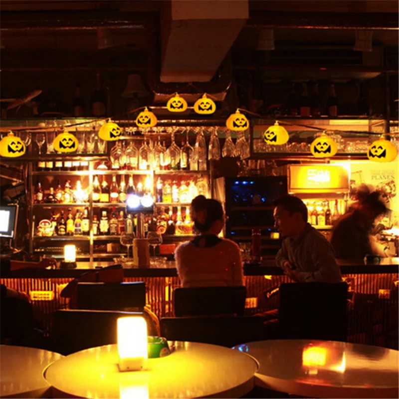 СВЕТОДИОДНАЯ Гирлянда в виде тыквы 2 6 м 16 держателей ламп | Лампы и освещение