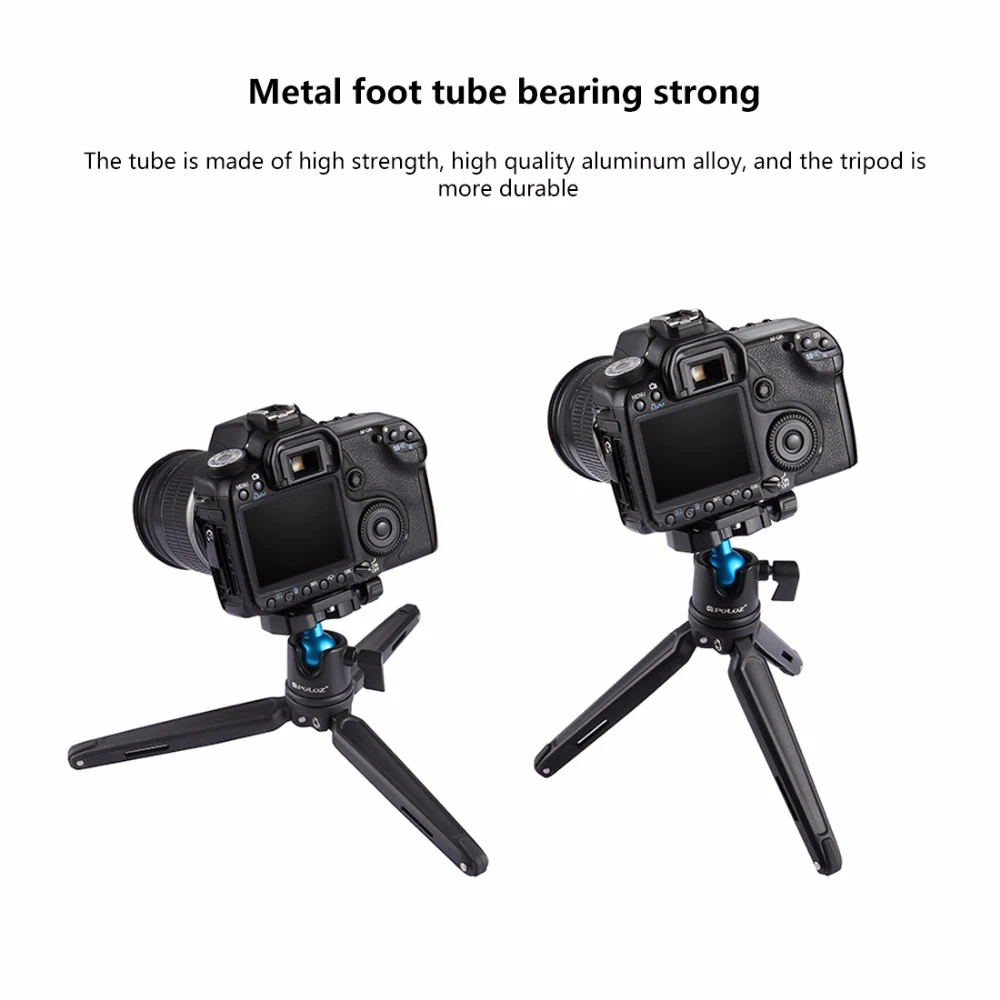 PULUZ Pocket Mini Tripod Desktop Camera/Video With 360 degree Ball Head Holder Mount Macro Monopod for Canon Nikon Sony | Электроника
