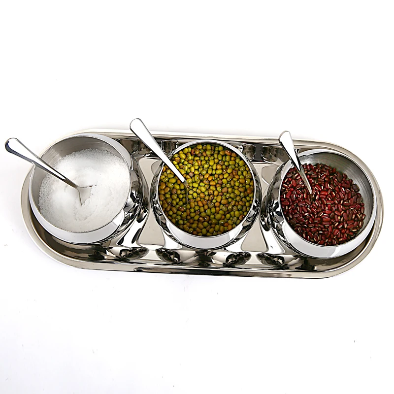 Контейнеры для приправ нержавеющая сталь приправы горшки баночка специй соли 18/8