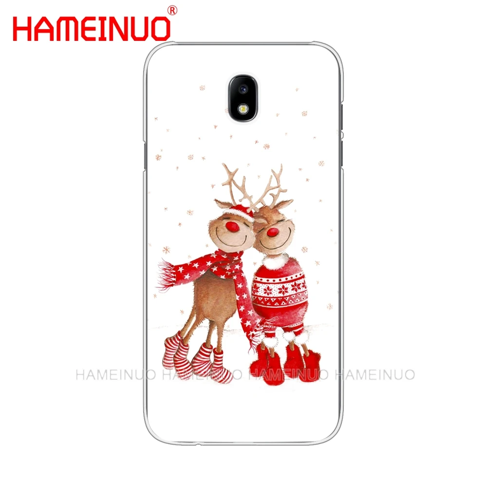 HAMEINUO милый новогодний чехол для телефона с рождественским оленем Samsung Galaxy J3 J5 J7 2017