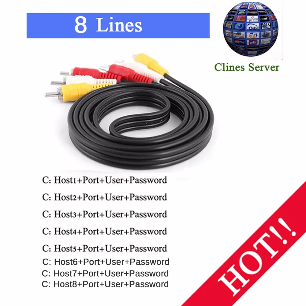 Европа HD кабель 1 год CCCam для спутникового ТВ ресивера 8 Клинок wifi FULL HD DVB-S2 поддержка Испания/Французский cline ccam iks сервер