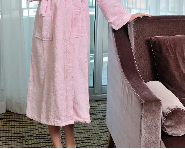 Новый весна-лето 2016 бамбуковое волокно материал обычный цвет банный халат с