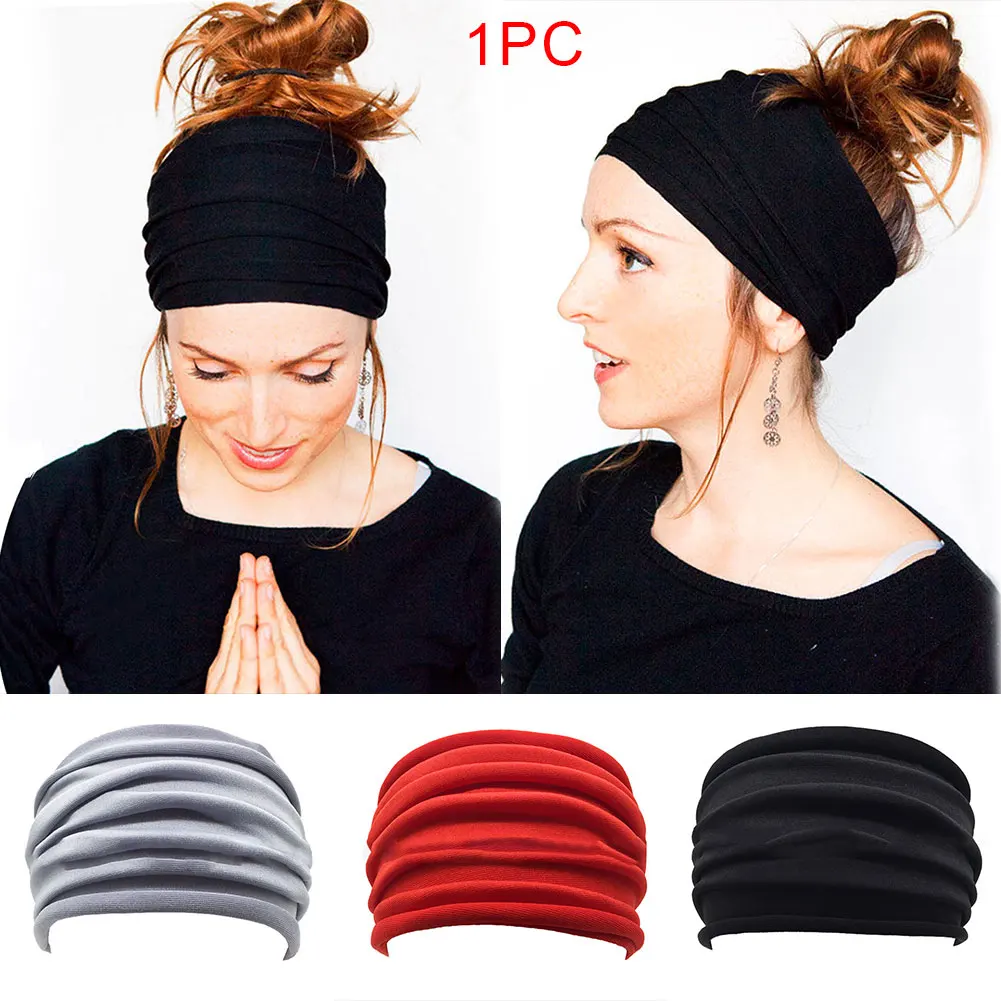 Повязка на голову для женщин и мужчин эластичные спортивные ленты волос