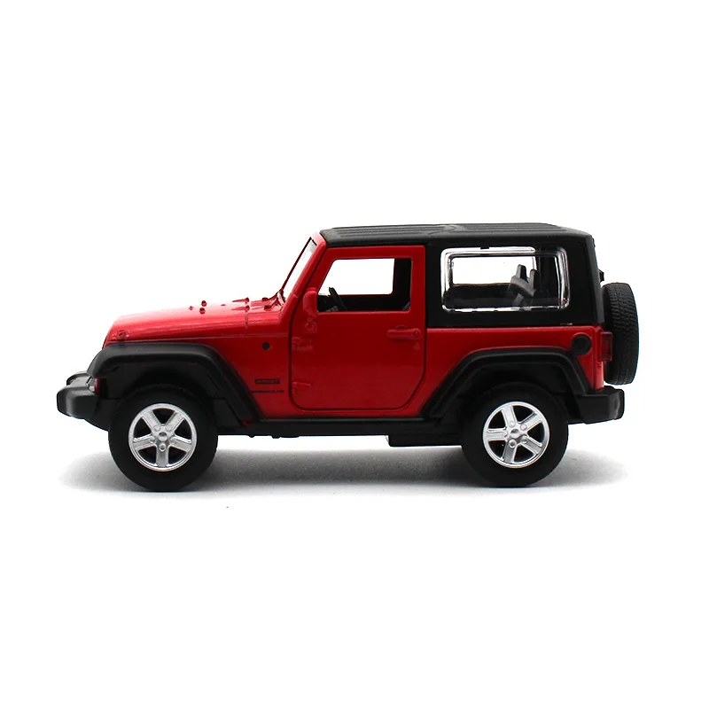 CAIPO 1:43 Jeep Wrangler литая под давлением модель автомобиля металлический материал коллекция детских игрушек украшение игрушка с инерционным механизмом модель автомобиля