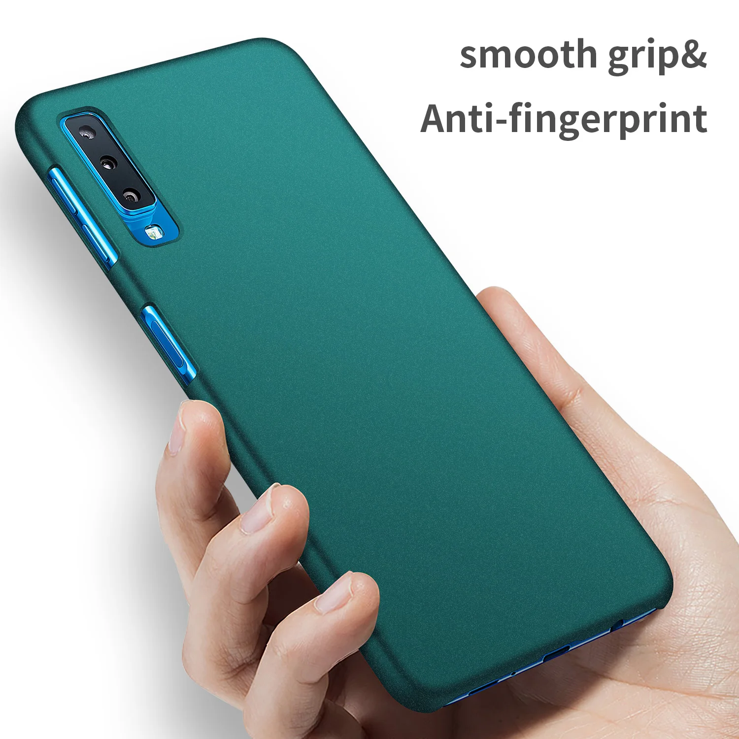 Для Samsung Galaxy A7 2018 чехол роскошный высококачественный Жесткий ПК Тонкий матовый