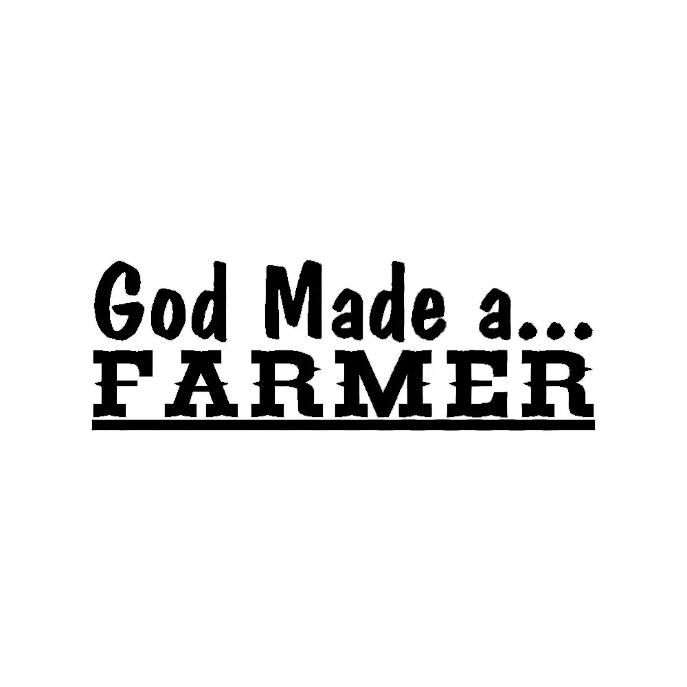 22 86x9 14 см Виниловая наклейка God Made A фермерский стикер трактор сельское хозяйство