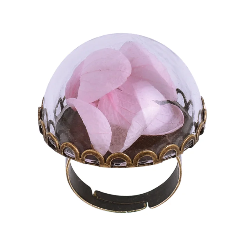 5 шт./лот 2017 оптовая продажа винтажные подвески регулируемые стеклянные кольца