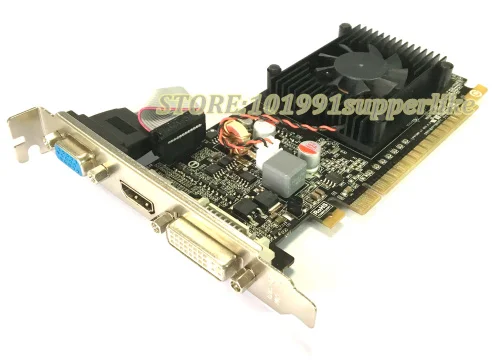 DEBROGLIE 1PCS Brand New Full height GT210 REAL 1GB DDR3 PCI-Express Graphics video card | Компьютеры и офис