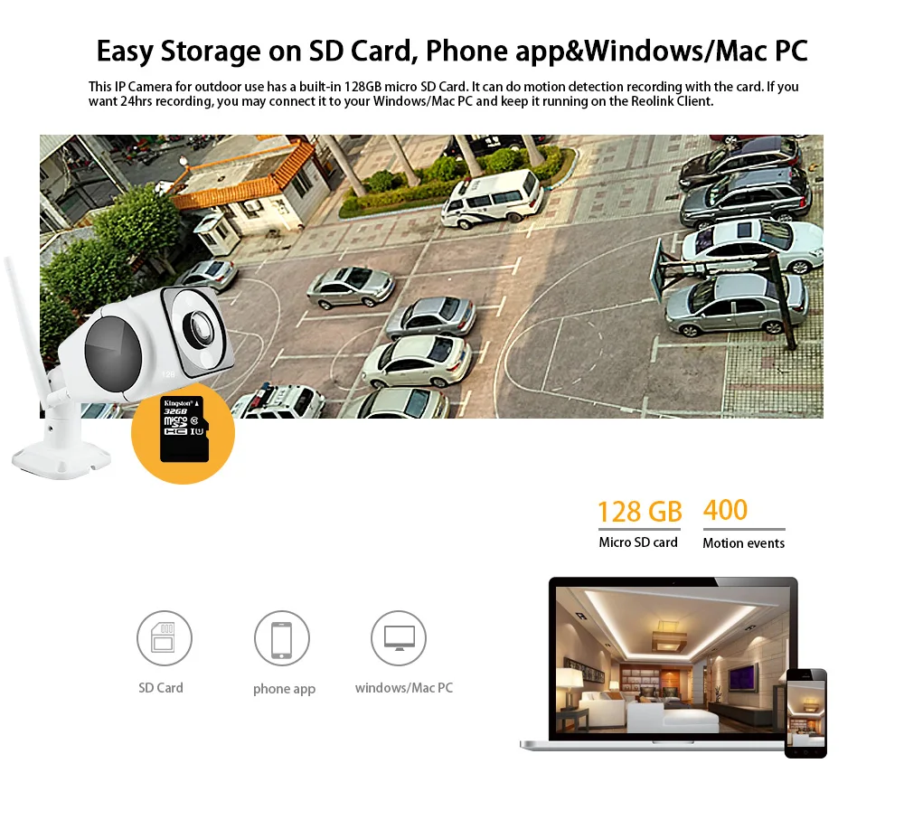 HDGVISION 720 P ip-камера сетевая камера видеонаблюдения ночное видение наружная Wifi мм 1