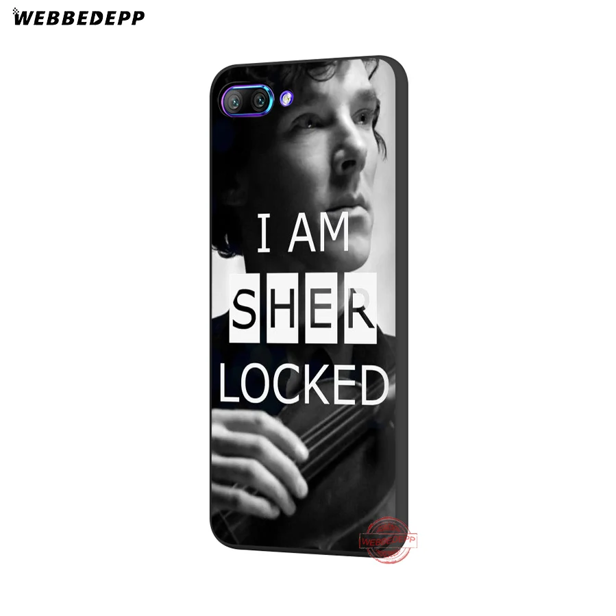WEBBEDEPP 221B I am Sherlock Holmes Soft Case for Honor 20 10 9 9X 8 Lite 8C 8X 7X 7C 7A 3GB 6A Pro View | Мобильные телефоны и
