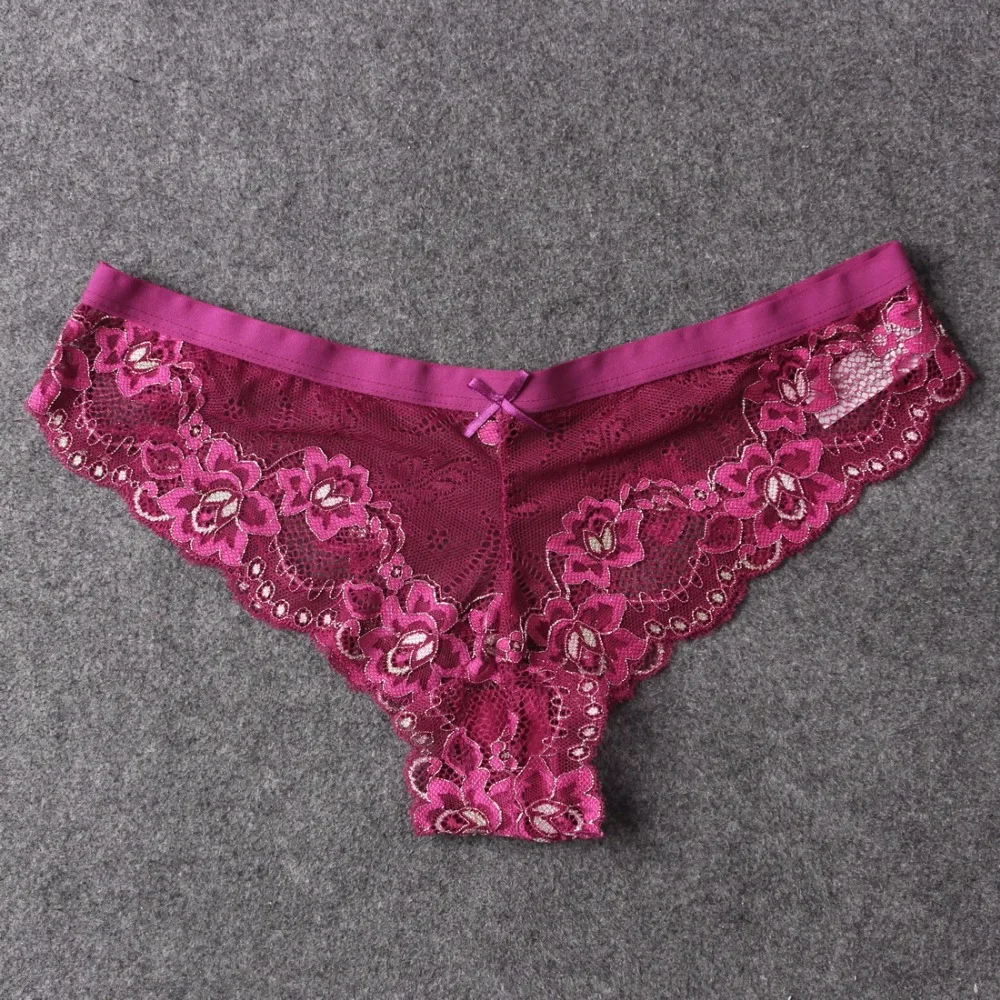 Новые осенние трусики женские трусы с низкой талией и вышивкой