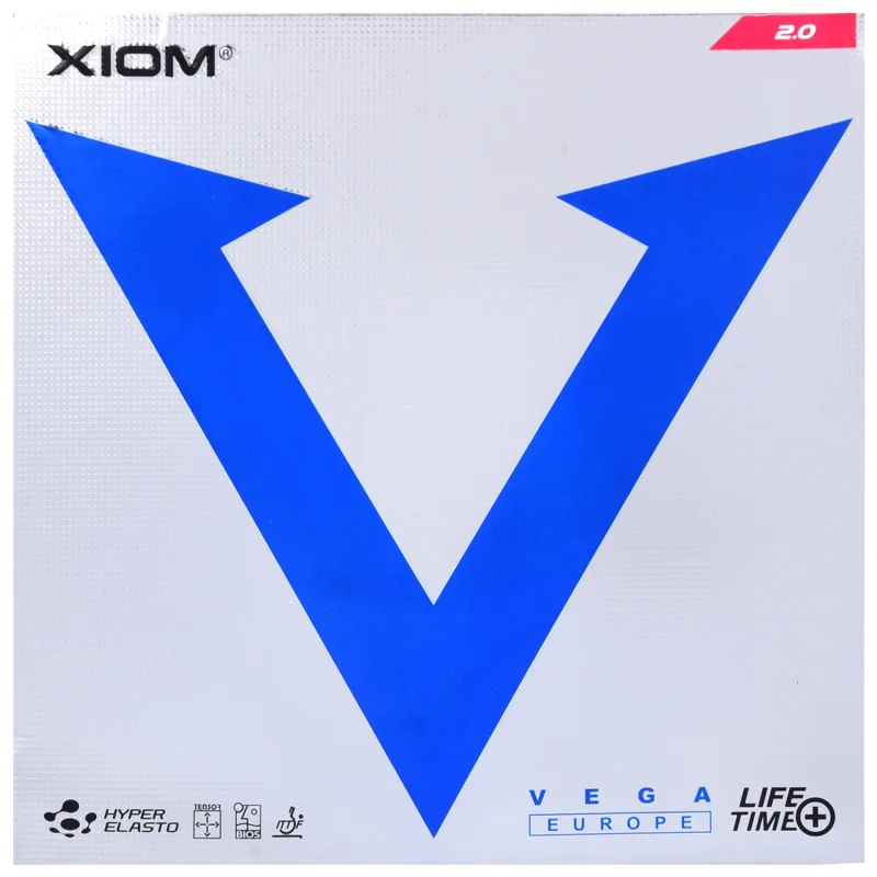Оригинальный Xiom Blue Vega Европейская ракетка для настольного тенниса резиновая