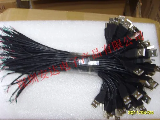 

High quality USB data line of single male head four core two core copper USB2.0 charging.