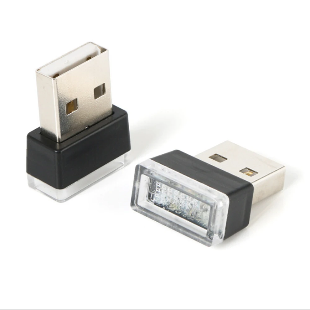 1 шт. Стайлинг автомобиля USB атмосферсветильник автомобильные аксессуары для