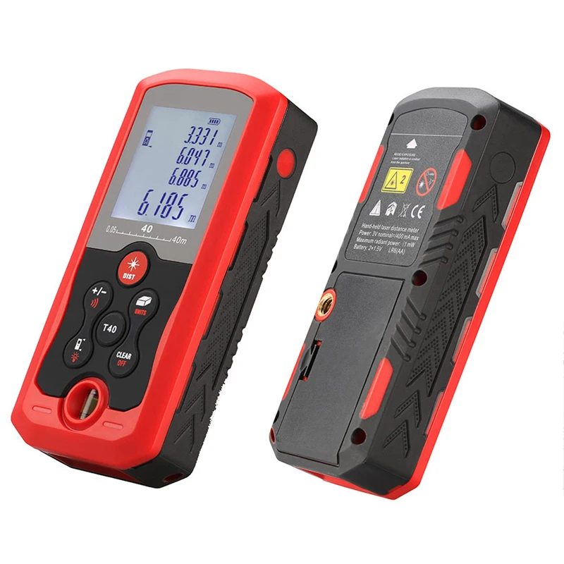 Ручной лазерный дальномер серии T 40 м электронная линейка лазерная с
