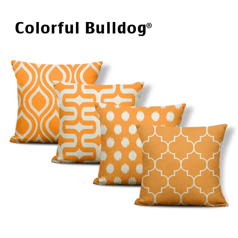 Набор современных подушек с геометрическим рисунком декоративная подушка в