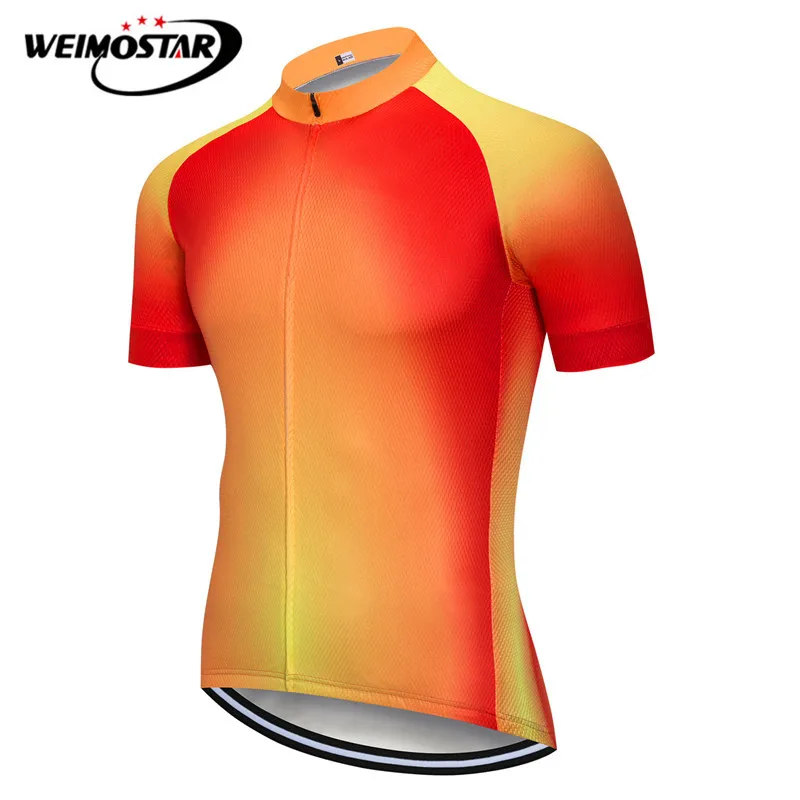 

Weimostar 2021 pro team Cycling Jersey Mens Summer Short Sleeve Mountain Bike Jersey Maillot Ciclismo MTB Road Bicycle Clothes