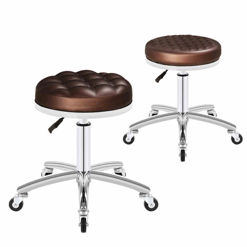 Салон красоты стул стрижка нержавеющей стали подниматься поворотный стул|steel