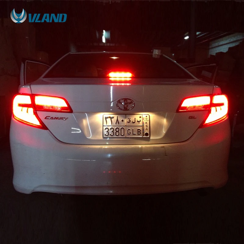 Задний фонарь в сборе для Camry задний светильник s 2012 2013 2014 темно красная линза с