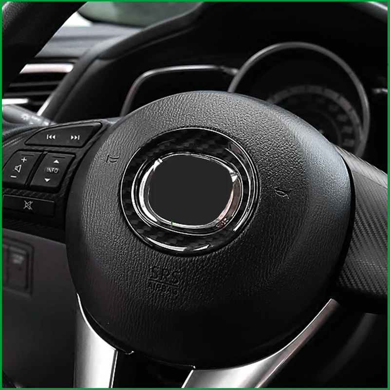 Автомобильный Стайлинг рулевого колеса автомобиля Логотип рамка Накладка для Mazda 3 6 M3 M6 AXELA Atenza CX-4 CX-5 автозапчасти