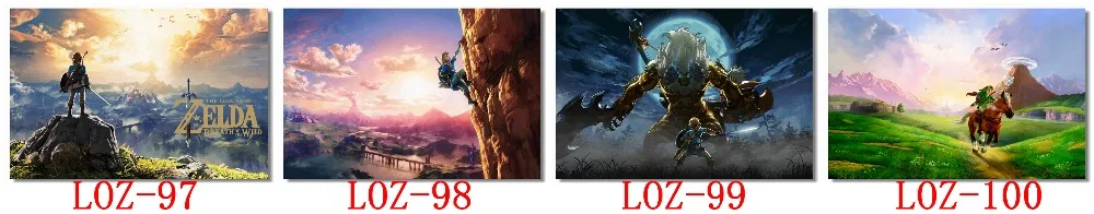Изготовленный на заказ холст настенная живопись Legend Of плакат The Legend Of Zelda Дыхание дикие обои 3D настенные наклейки для детской комнаты декорации комнат,#0831