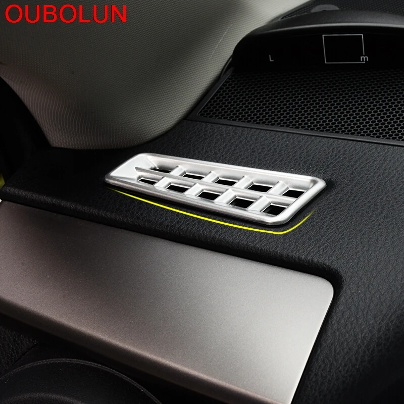 OUBOLUN 2 шт. ABS хромированный матовый корпус вентиляционного отверстия для
