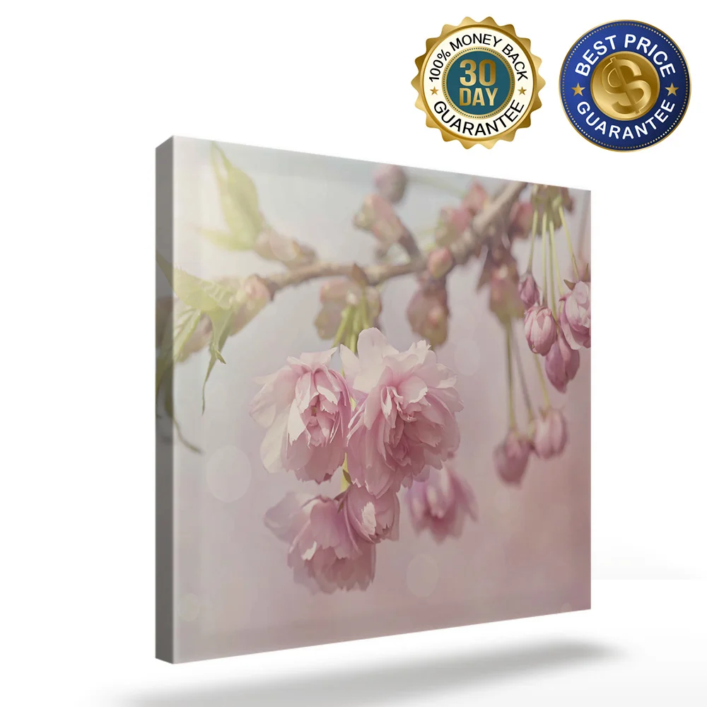 ArtStore вишневые Цветы Картина маслом Рождество День холст печать картины