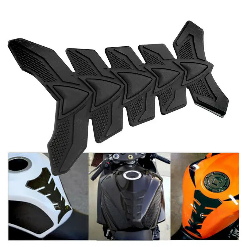 

New Brand 3D Carbon Fiber Motorcycle Gel Oil Gas Fuel Tank Pad Sticker Decal Fit